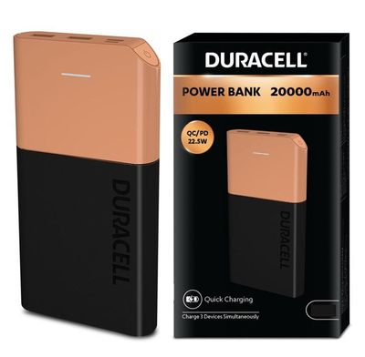 Duracell  20000 mAh Power Bank - 22.5 W | Fast Charging