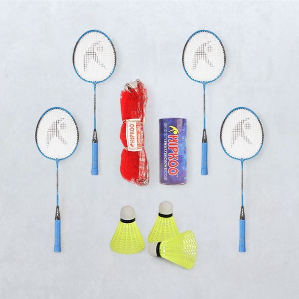 Hipkoo Sports Strength Aluminum Badminton Complete Set Assorted Buy online at 880 near me