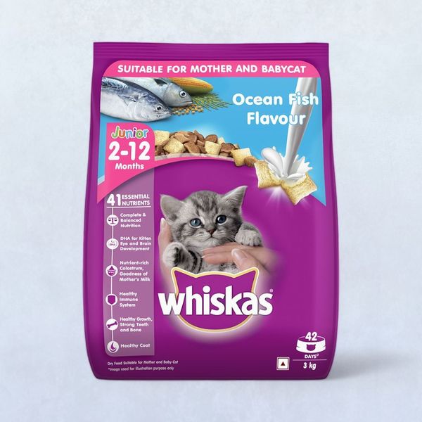 Whiskas dry cat food kitten top