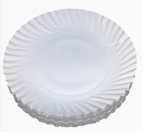 White paper plates cheap