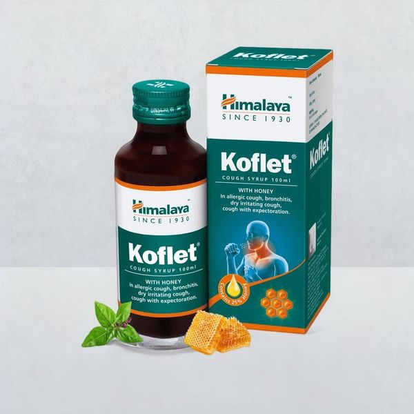 Himalaya Koflet Syrup 100 ml - Buy online at ₹104 near me