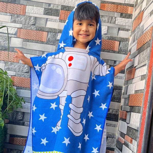 Space Toddler Hooded zielt Towel