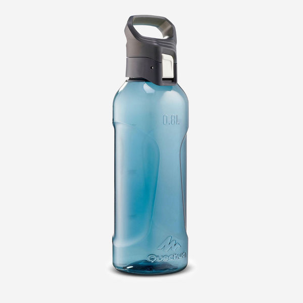Quechua By Decathlon Hiking Quick Open Bottle 0.8L Blue Buy online at 653 near me