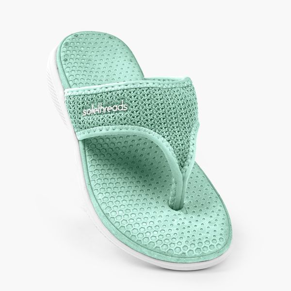 Solethreads Grace T Mint Green Flip Flops Slippers for Women Size India UK 6 Buy online at 999 near me