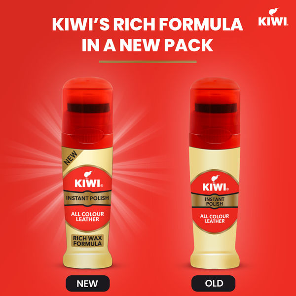 Kiwi Instant Liquid Shoe Polish Neutral Nourishment Protection And Shine For All Leather 75 ml Buy online at 112 near me