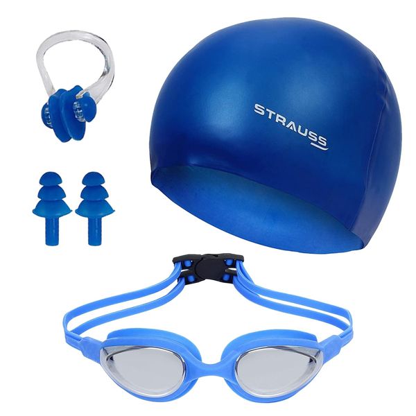 Strauss Swimming Goggles Set Blue Buy online at 706 near me
