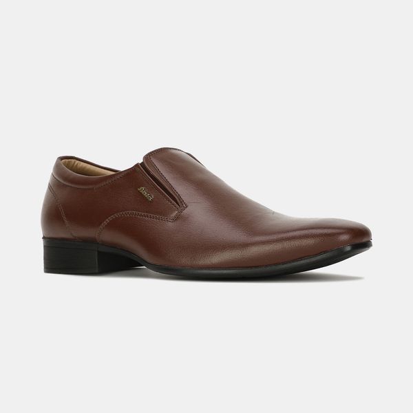 Bata Formal Slip On Shoes For Men Brown UK 9 Buy online at 1308 near me