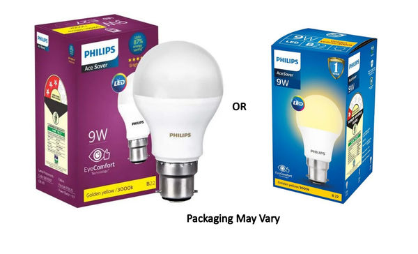 Philips 9 W LED Bulb Golden Yellow 3000 K High Brightness 1 piece Buy online at 75 near me