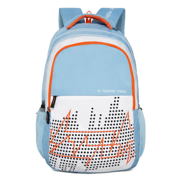 Nasher Miles Pulse Backpack For Men Women 3 Compartment Bag White 45L 1 Pc 45 Liters Buy online at 999 near me