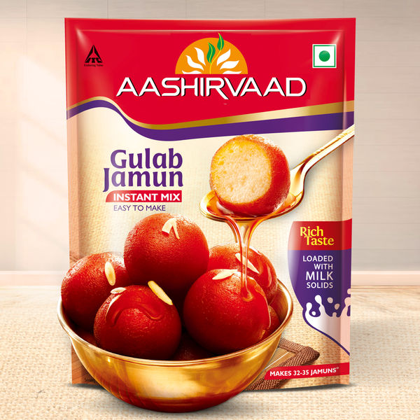 Aashirvaad Instant Mix Gulab Jamun 500 g Buy online at 180 near me