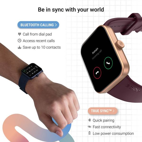 Noise loop black smartwatch shop