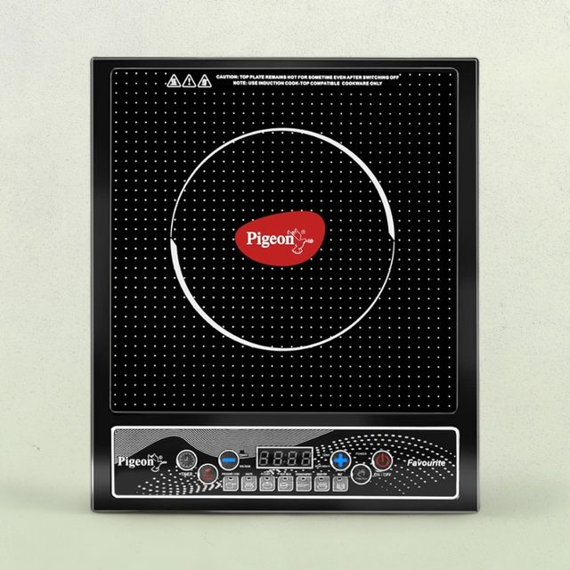 Pigeon Favourite 1800 W Induction Cooktop Black Push Button Buy online at 1299 near me