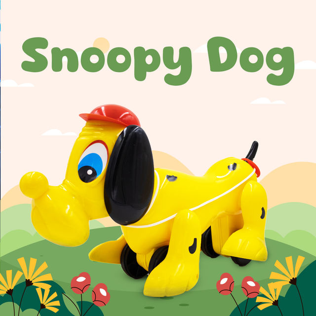 Buy Toybharat My Snoopy Pull Along Dog Colourful Toddler Toy for Endless Fun 1 piece at 640 Instant Online Delivery Zepto