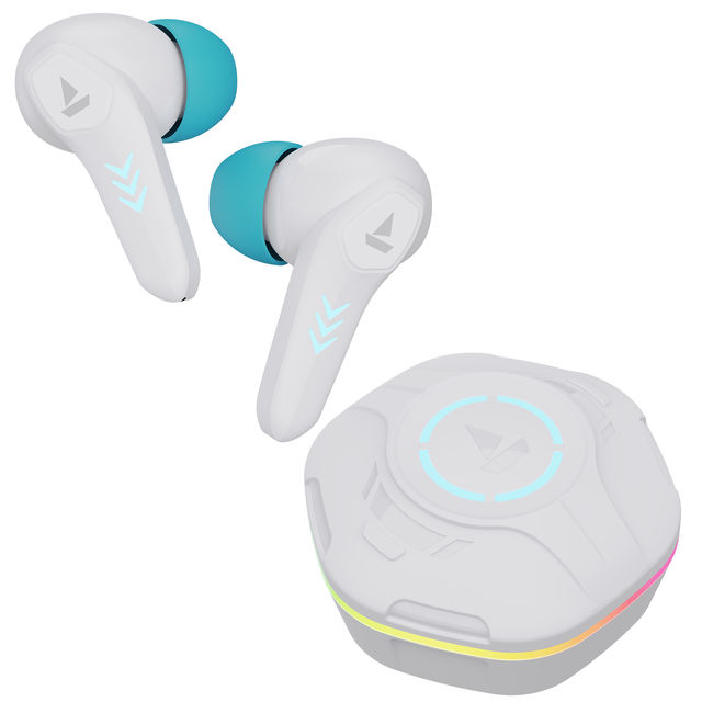 boAt Immortal 170 TWS Earbuds for Gaming w 40H Playtime BEAST Mode RGB LEDs White Sabre Buy online at 899 near me
