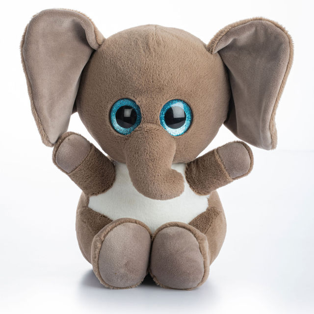 Buy Dimpy Stuff Big Eye Elephant 23Cm Gray 1 piece at 487 Instant Online Delivery Zepto