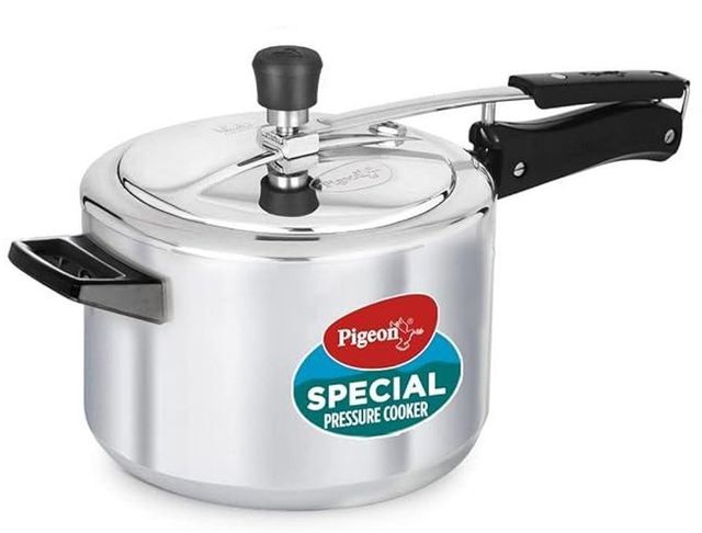 Pigeon 5 Litre Special Inner Lid Aluminium Induction Base Pressure Cooker 5 Litre 1 Piece 5 Litre Buy online at 1031 near me