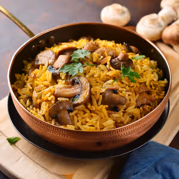 Mushroom Biryani Recipe