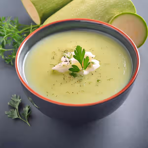 Cold Zucchini Soup (French) Recipe