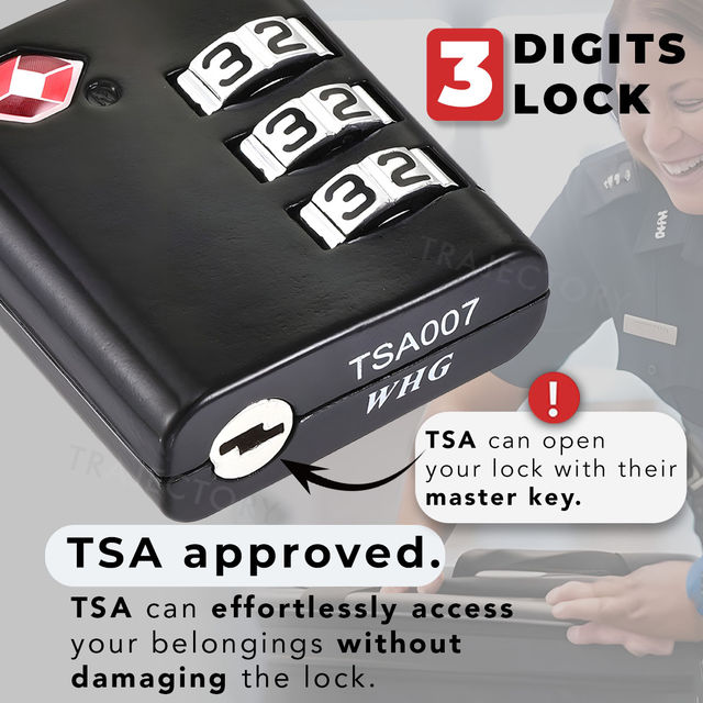 Buy Trajectory Luggage TSA Approved 3 Digits Combination Padlock For Travel Suitcases 1 Piece at 812 Instant Online Delivery Zepto