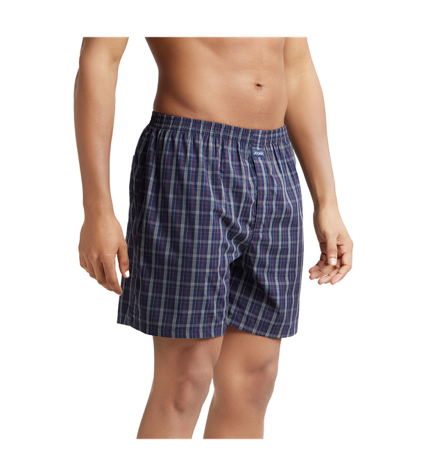 Buy Jockey 1222 Men s Super Combed Mercerized Cotton Woven Checks Boxer Shorts 1 piece at 479 Instant Online Delivery Zepto