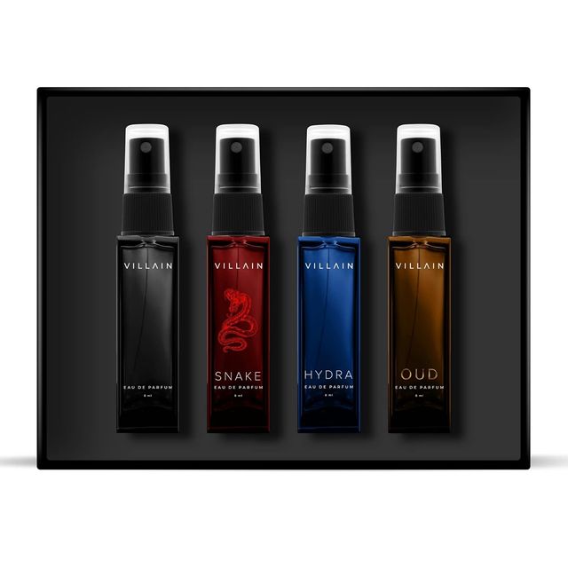 Buy Villain Heist Combo Premium Perfume Gift Set For Men Eau De Parfum 4 piece at 440 Instant Online Delivery Zepto
