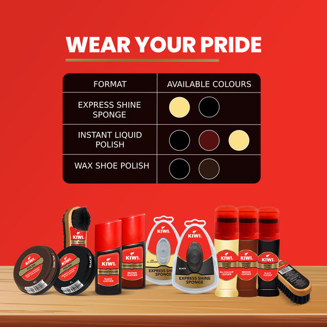 Buy Kiwi Wax Shoe Polish Renews And Protects Dark Tan Leather 40 g at 77 Instant Online Delivery Zepto