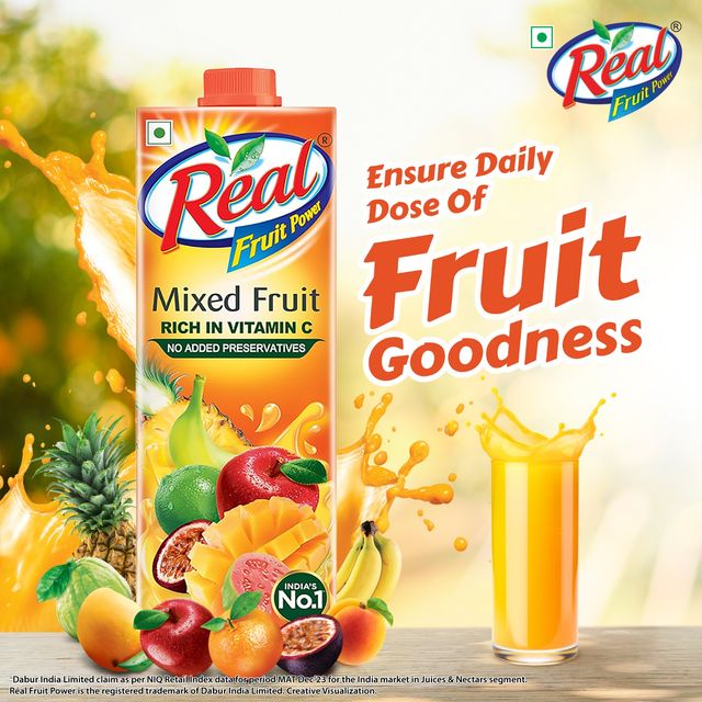 Real mixed fruit juice outlet