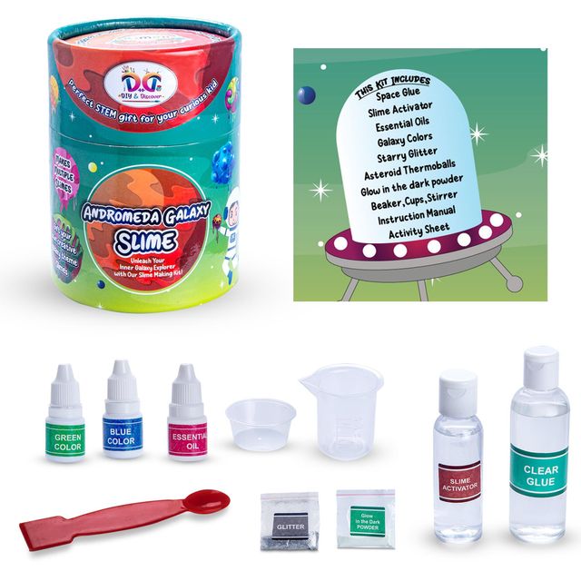 Buy JoGenii Andromeda Galaxy Diy Slime Kit Stem Science Kit 1 piece at 1299 Instant Online Delivery Zepto