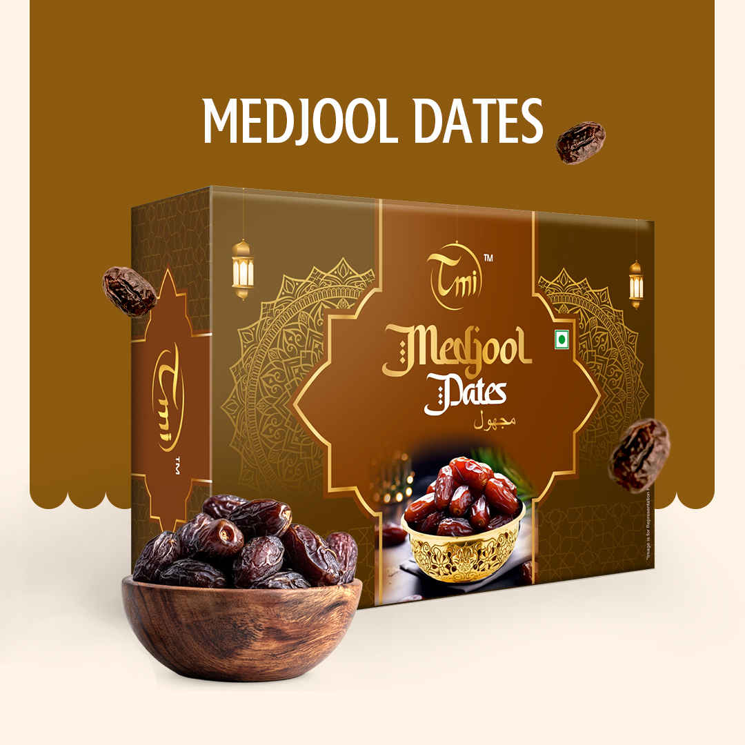 TMI COLMAN Medjool Dates - Buy at ₹319 Online | Instant Delivery