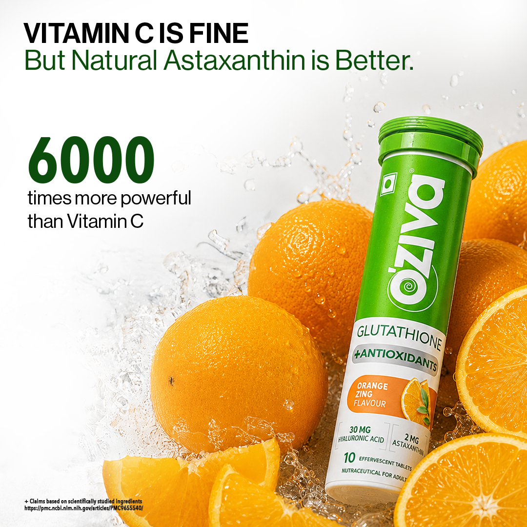 oziva acv glutathione Bioactive Vitamin C fizzy Tablets for Skin glow and Anti-Pigmentation - Orange - Buy at ₹549 Online | Instant Delivery GHK-Cu, BPC-157, TB-500 Wolverine iconhands&feet Option:12 Packs (180 ct)