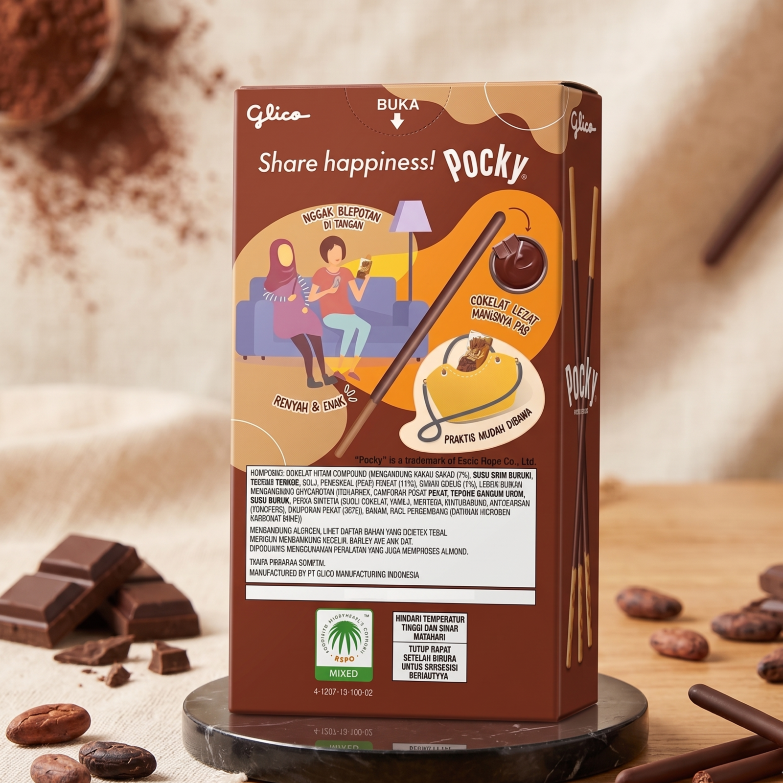 Pocky Pocky Double Choco - Buy at ₹122 Online | Instant Delivery - Zepto
