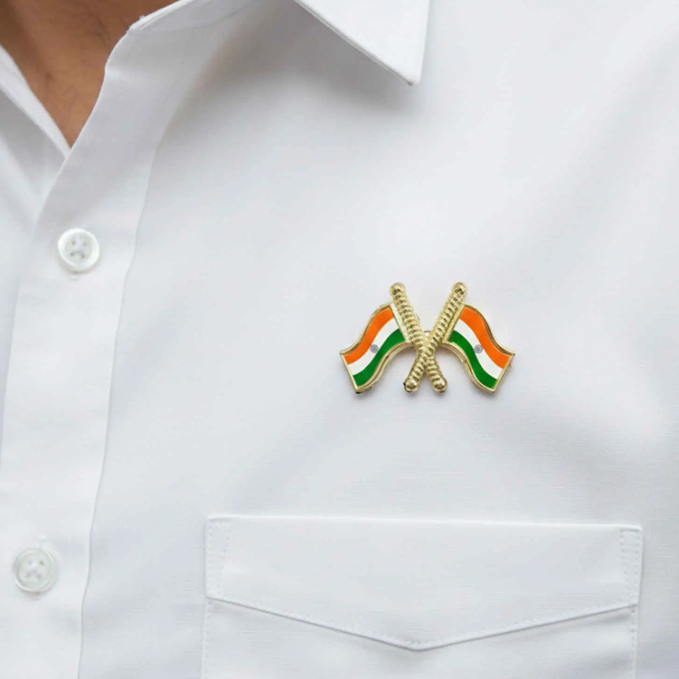 Indian National Flag Badge Set - Buy at ₹99 Online | Instant