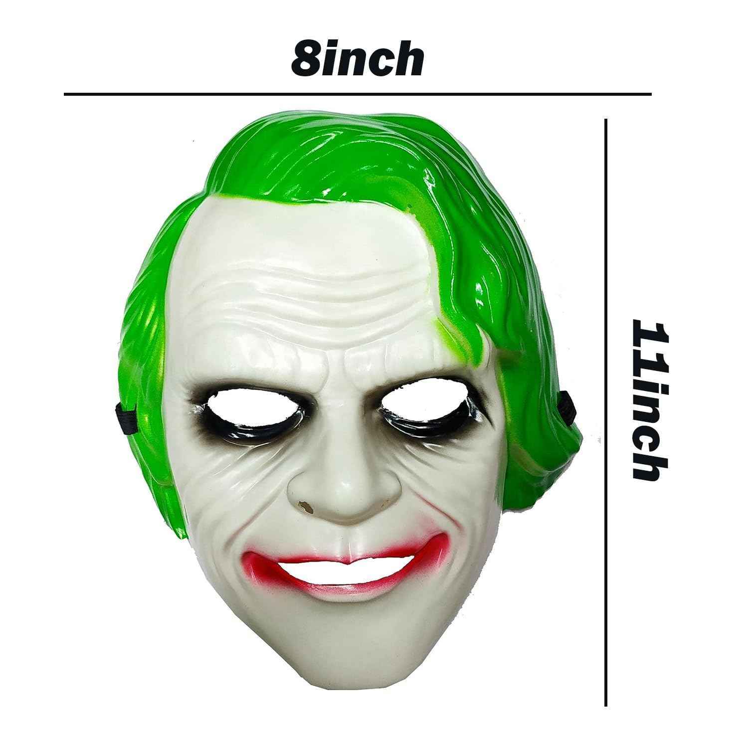 Joker Face Mask - Cosplay Face Mask - Buy at ₹99 Online | Instant