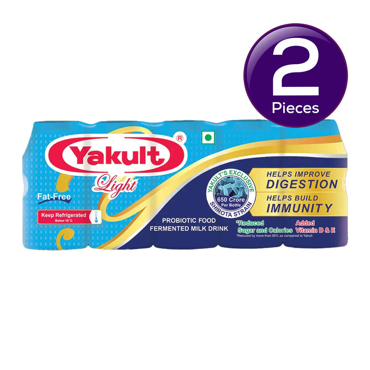 Yakult Light Probiotic Fermented Milk Drink Combo - Buy at ₹190