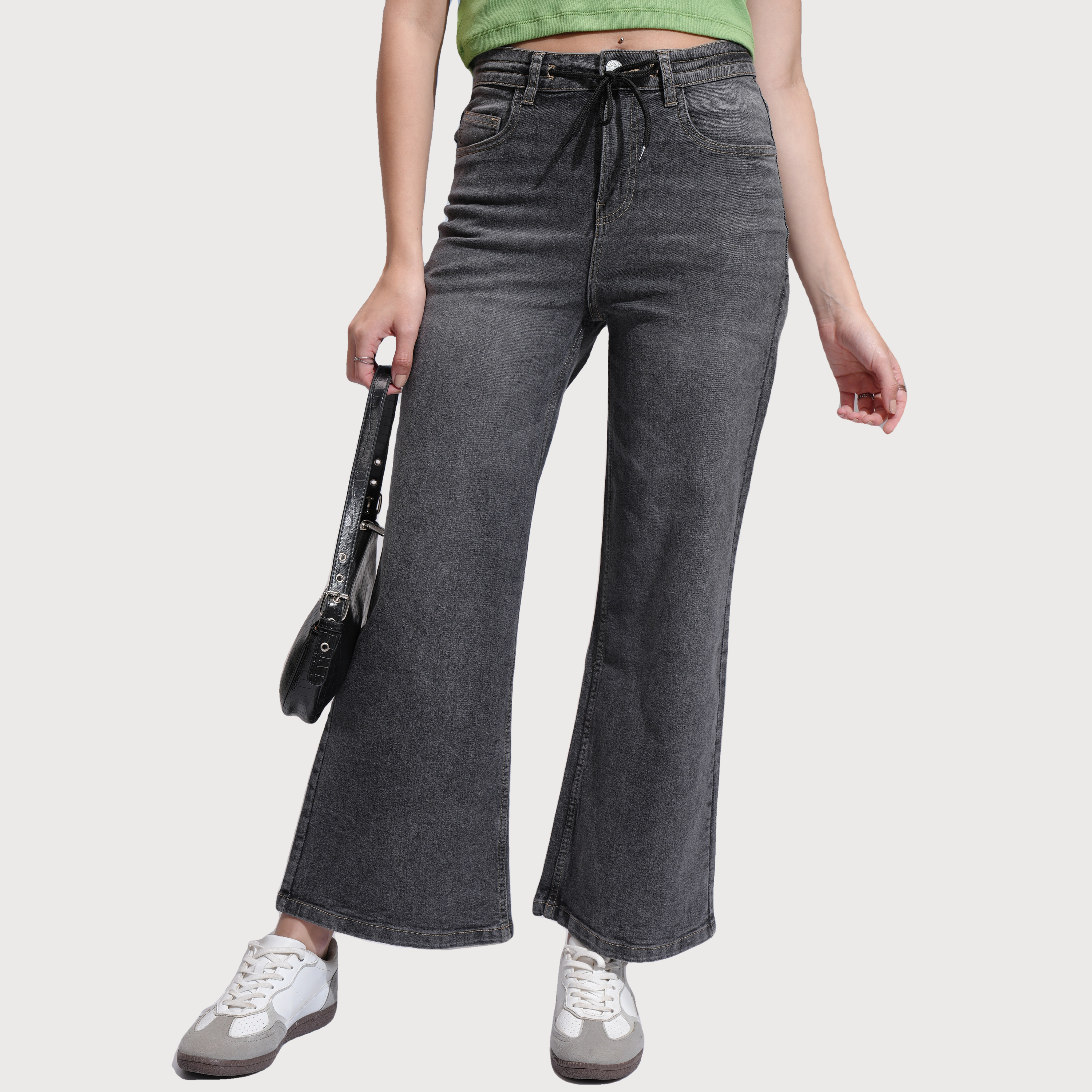 Tokyo Talkies Women's Wide Leg High-Rise Jeans - 32 - Buy at ₹756