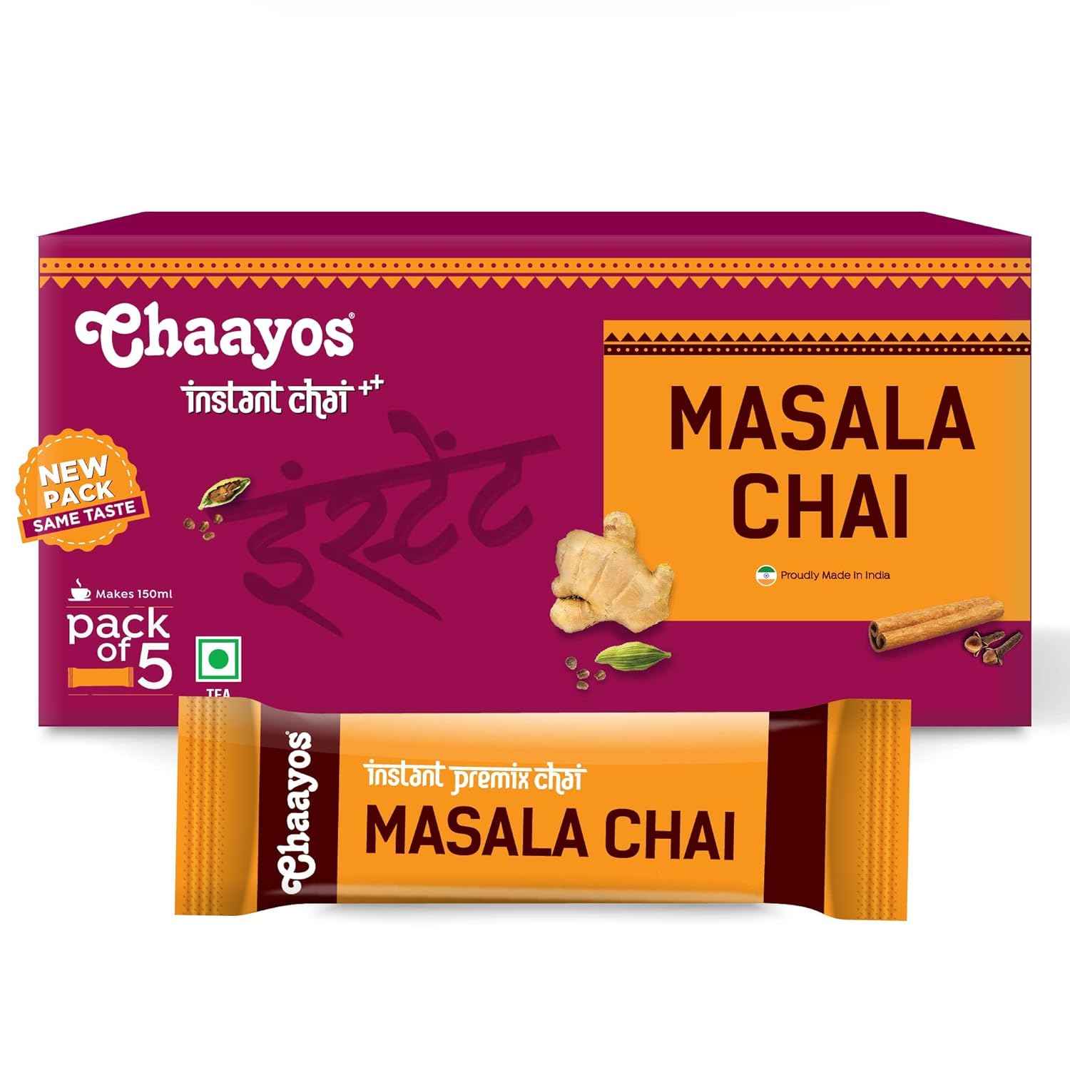 Chaayos Masala Instant Tea Premix - Buy at ₹139 Online | Instant
