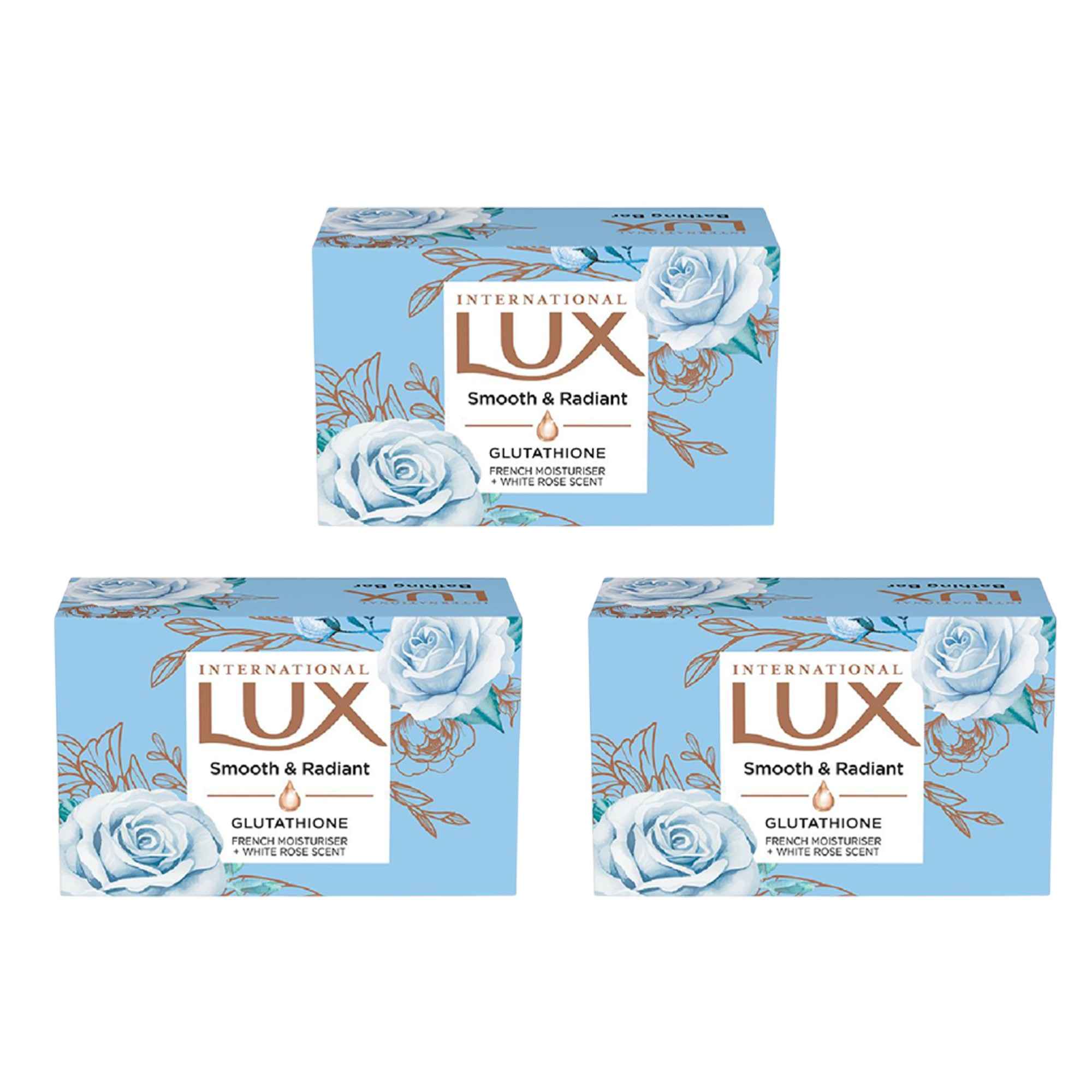 Lux International Creamy White Soap Bar Combo