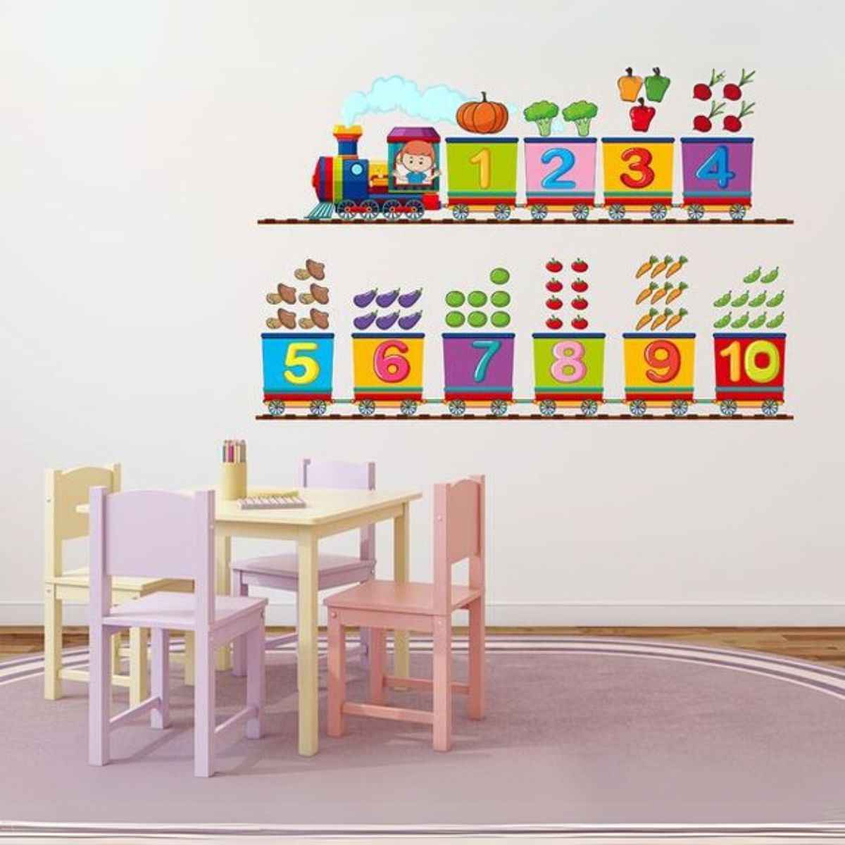 Wollzo 100 cm Numbers Removable Sticker - Buy at ₹129 Online