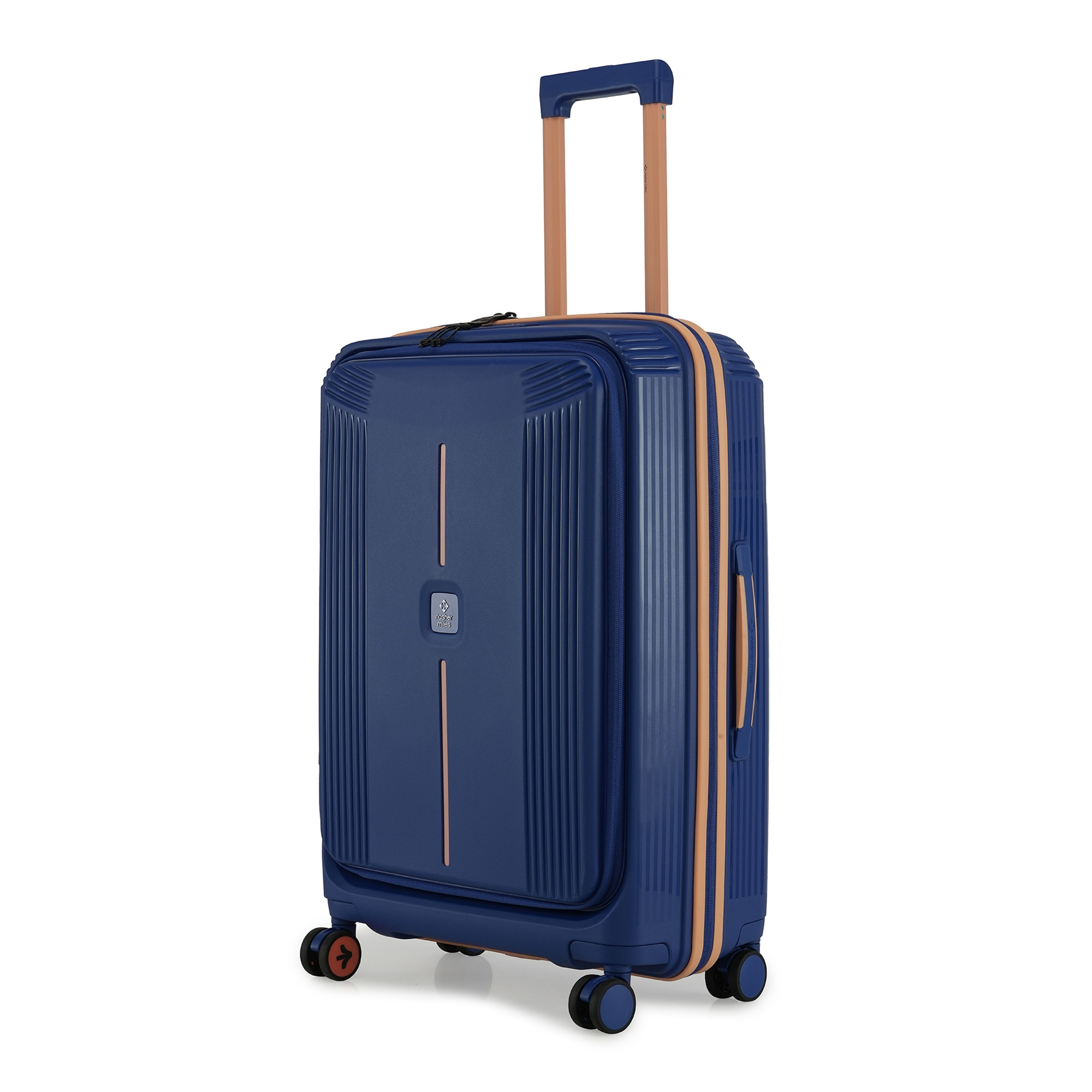 Nasher Miles Alexandria Check In Hardside Polypropylene Trolley