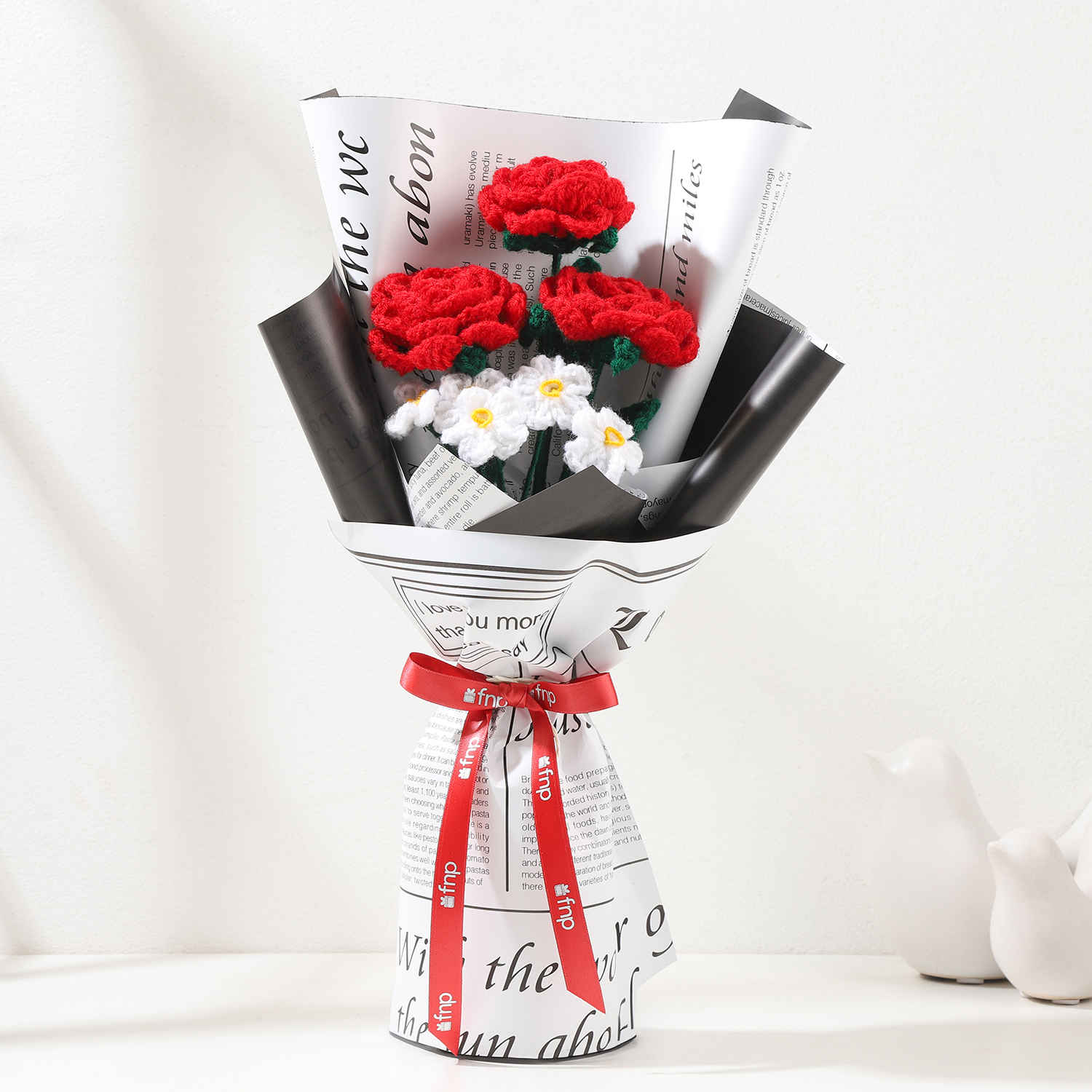 Handcrafted Crochet Flower Bliss Bouquet - Buy at ₹609 Online