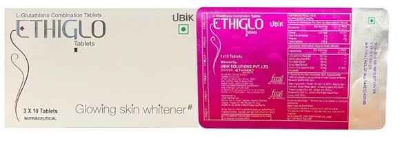 ethiglo glutathione tablets Tablet - Buy at ₹462.7 Online | Instant Delivery Scalp Serum