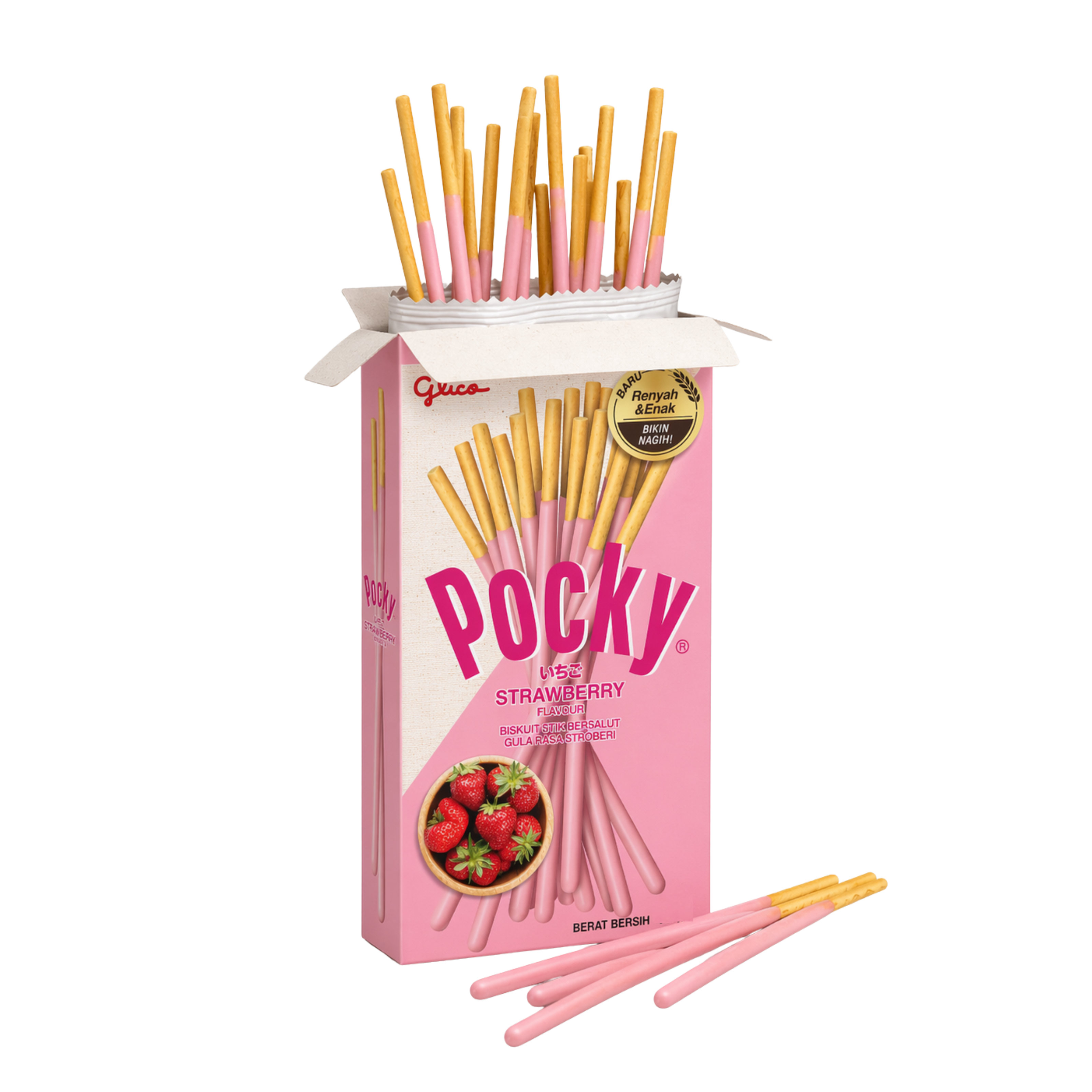 Pocky Strawberry Flavour Biscuit Sticks - Buy at ₹160 Online