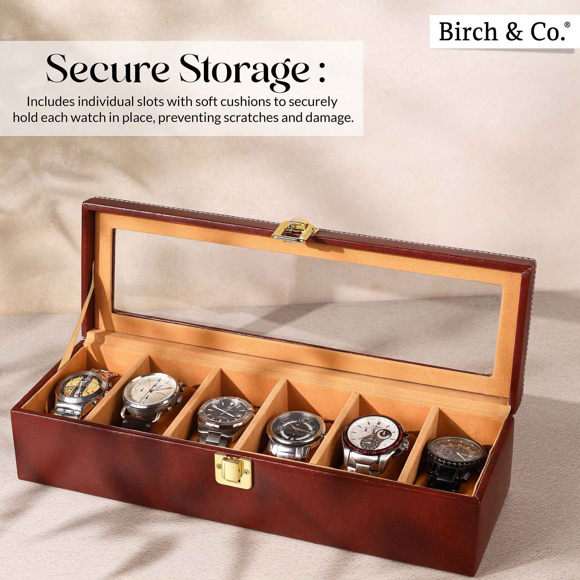 Birch & Co. Unisex Re-engineered Wood and Vegan Leather