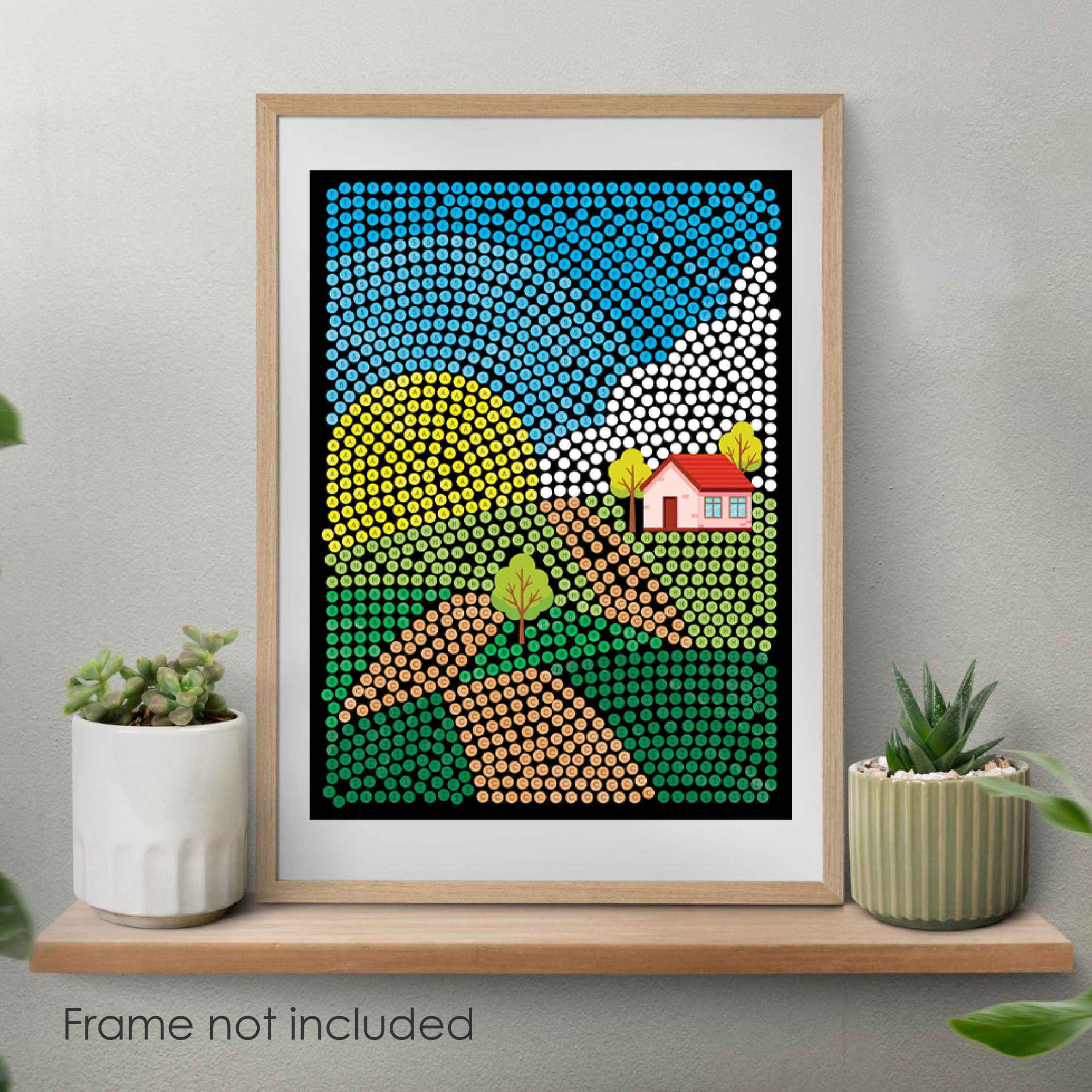 Imagimake Mystery Mosaic Paint by Numbers Art Kit Landscape - Buy