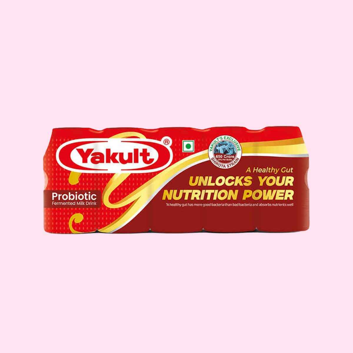 Yakult Probiotic Fermented Milk Drink - Buy at ₹90 Online