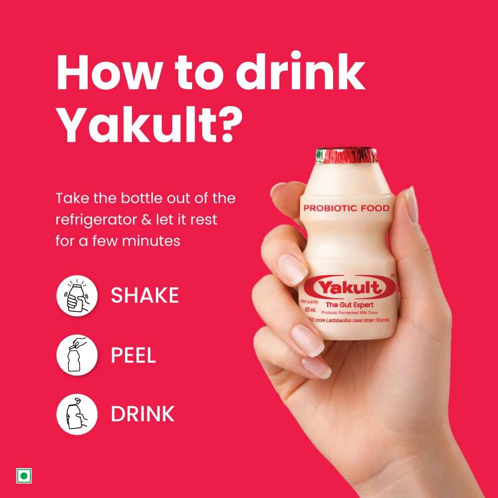 Yakult Probiotic Fermented Milk Drink - Buy at ₹90 Online