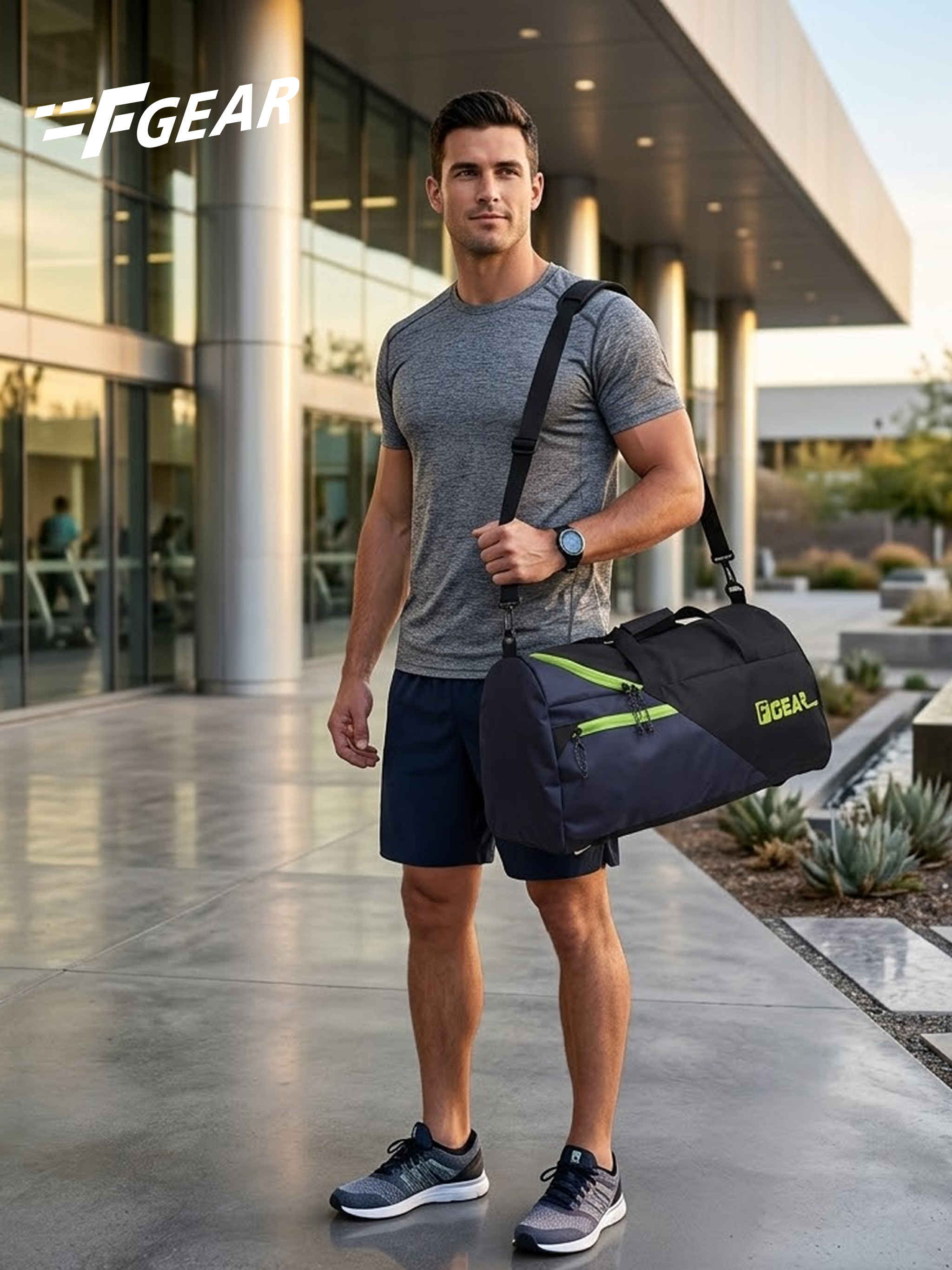 F Gear Unisex Solid Polyester 55 L Duffle Bag - Buy at ₹790
