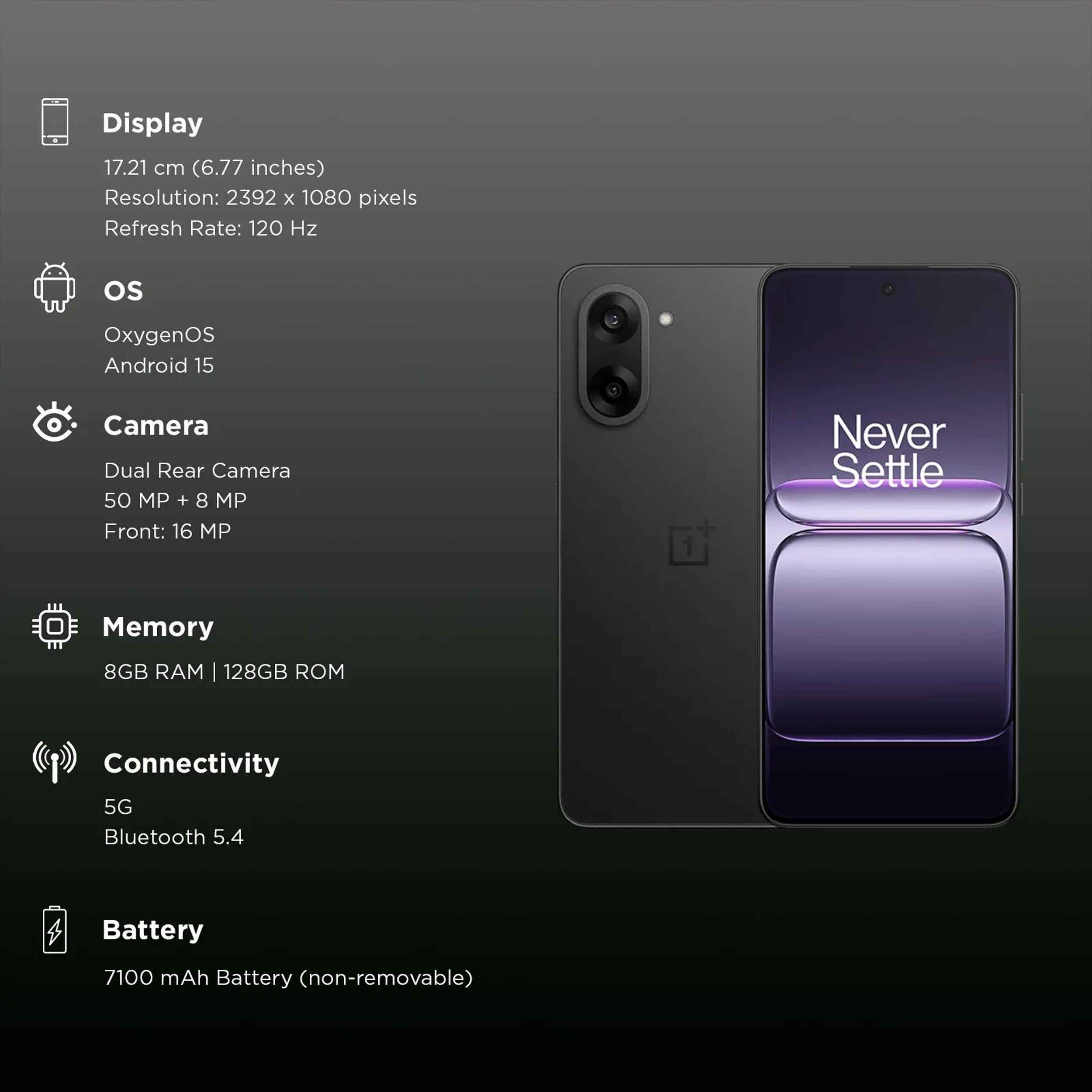 OnePlus Nord CE5 8/128GB - Buy at ₹24999 Online | Instant
