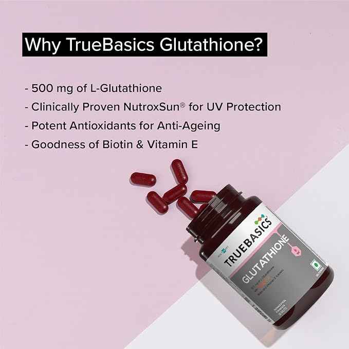 TrueBasics Glutathione Tablet - Buy at ₹1319 Online | Instant Delivery