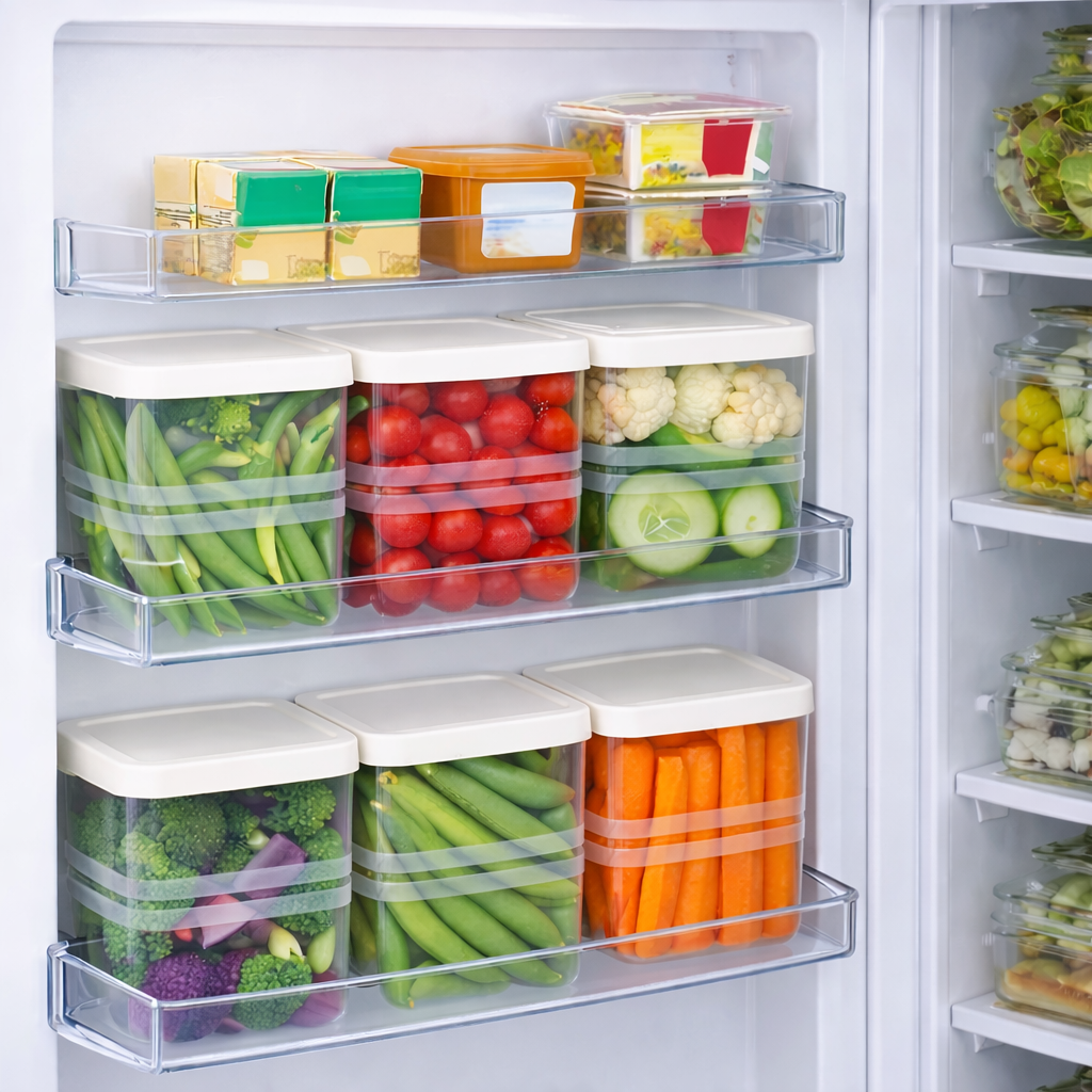 Zedak Side Door Open Fridge Storage Container Lid - Buy at ₹553